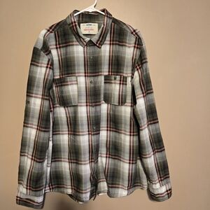 urban pipeline Green, White & Pink Plaid Button-Down Shirt